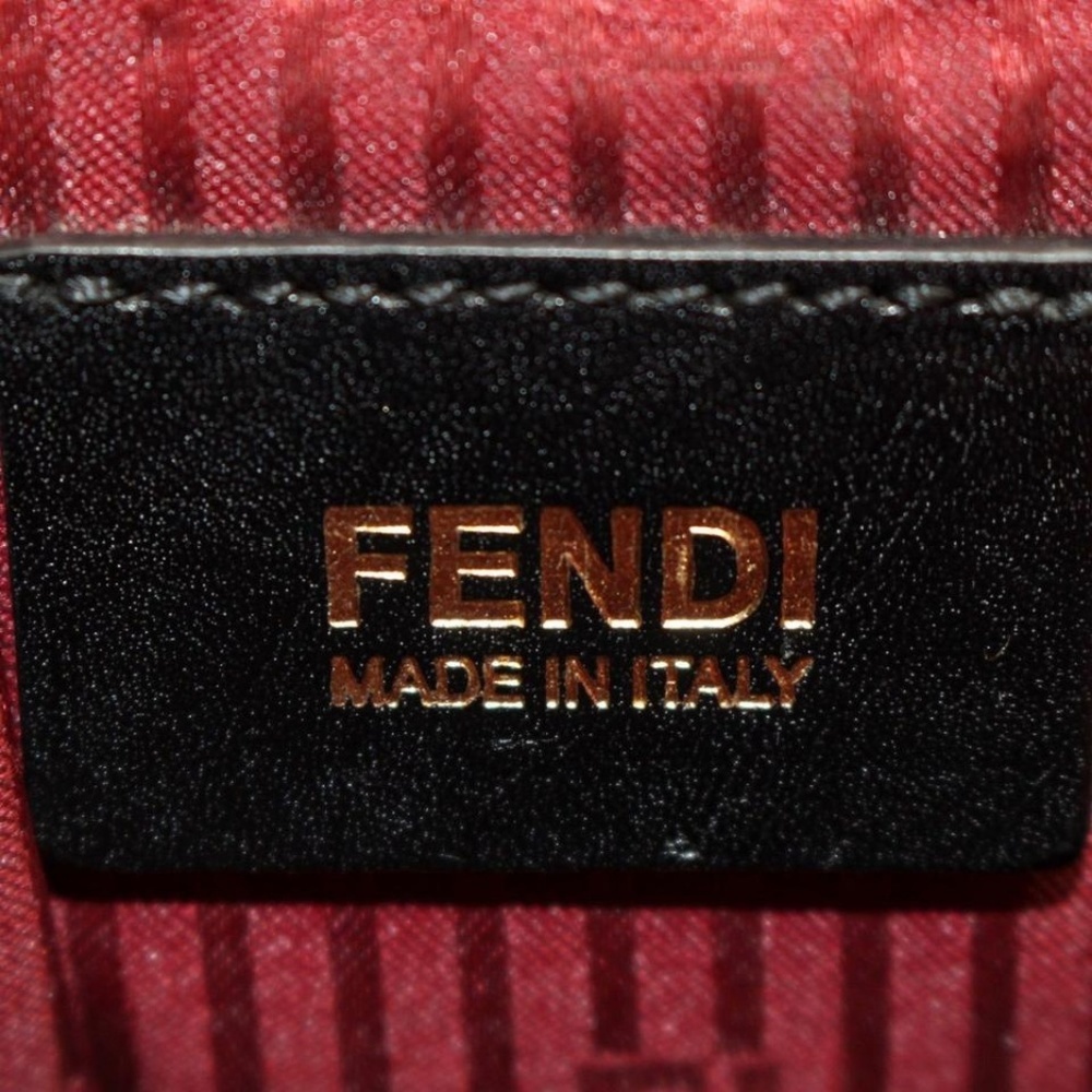 Fendi Burgundy Leather 2 Jours 2way 868399 - Picture 5 of 8